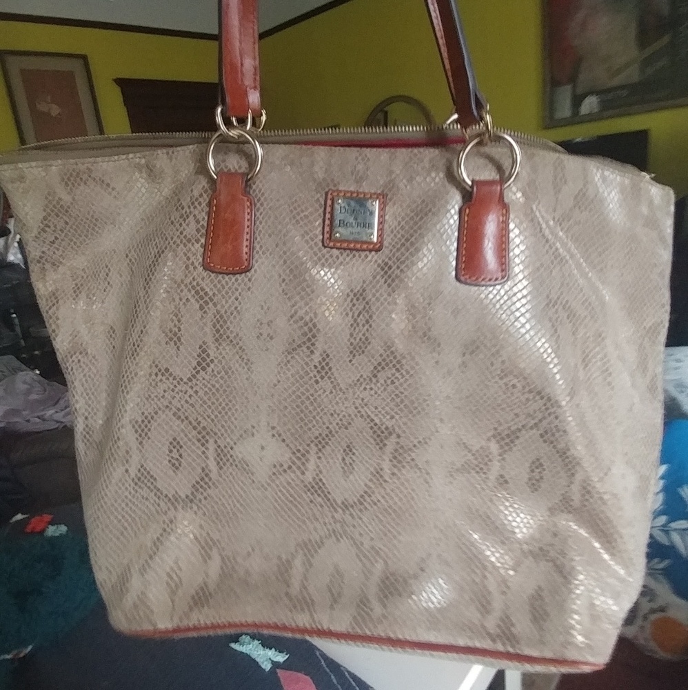 Cooney and Bourke Snakeskin Tote Bag